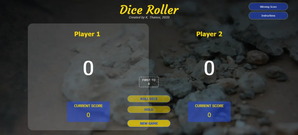 Dice Roller Game